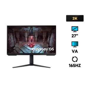 จอคอม Samsung Odyssey G5 LS27CG510EEXXT 27" VA 2K Gaming Monitor 165Hz