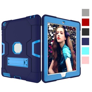 เคสแท็บเล็ตซิลิโคน PC กันกระแทก สําหรับ iPad 2 3 4 A1458 A1459 A1460 A1416 A1397