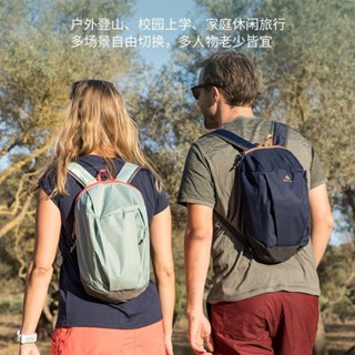 ▦▨✳Decathlon Outdoor Backpack Leisure Bag 10L Travel Travel Lightweight Ultralight Mini Backpack Small Schoolbag