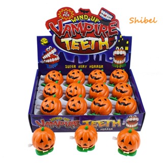 HOT_ Halloween Smile Face Walking Wind up Clockwork ของเล่นสะสมสำหรับเด็ก