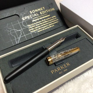 【Direct from Japan】 ☆ Limited New Unused Parker Fountain Pen Sonnet Transit GT Nib F ☆