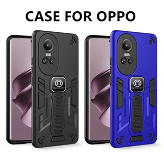 เคสมือถือ เคสกันกระแทก case OPPO Reno10 5G Reno 10Pro 5G มีขาตั้ง เคสตั้งได้ เคสโทรศัพท์oppo  Shockproof ส่งจากไทย