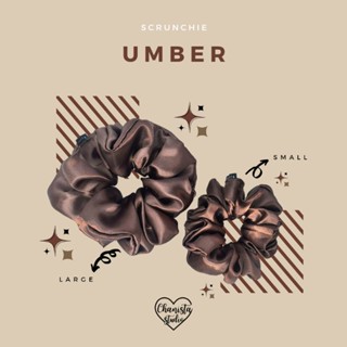 CLASSIC SCRUNCHIE : Umber : ยางรัดผม รุ่นคลาสสิค : สีอัมเบอร์