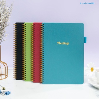 Calciwj Schedule Notebook with Pen Slot Premium Thickened Paper Loose-leaf Notepad Weekly Planner Stationery