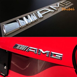HOT_ สติ๊กเกอร์ติดรถยนต์แบบถอดได้ออกแบบตัวอักษร ABS 3D ABS สติ๊กเกอร์โลโก้รถ Trunk