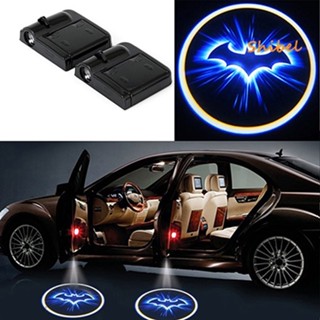 HOT_ Wireless Car Logo Decor Shadow LED ยินดีต้อนรับโคมไฟเลเซอร์โปรเจคเตอร์