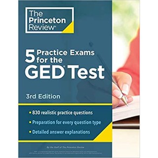 NEW! หนังสืออังกฤษ 5 Practice Exams for the GED Test (College Test Prep) (3RD) [Paperback]