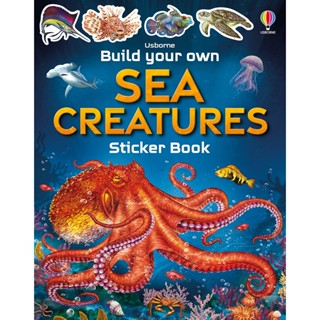 NEW! หนังสืออังกฤษ Build Your Own Sea Creatures (Build Your Own Sticker Book) [Paperback]