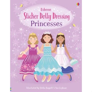 NEW! หนังสืออังกฤษ Sticker Dolly Dressing Princesses (Sticker Dolly Dressing) [Paperback]