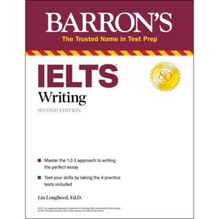 NEW! หนังสืออังกฤษ IELTS Writing (Barrons Test Prep) (Second) [Paperback]