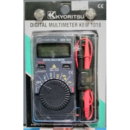 KYORITSU มัลติมิเตอร์ ดิจิตอลมัลติมิเตอร์ KEW1018 DIGITAL MULTIMTER แท้พกพาสะดวกขนาดเล็กรายละเอียดตา