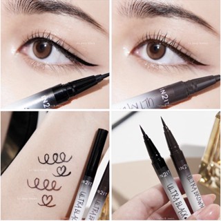 IN2IT ULtrablack Waterproof Eyeliner Pen  อายไลเนอร์เนื้อฟิล์มเรียบแนบเนียนติดผิวสีดำสนิทที่สุดที่เคยมีมากันน้ำกันเหงื่อ