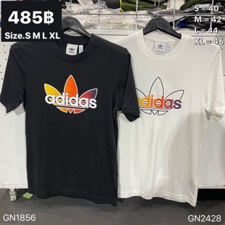 adidas ของแท้ 100% เสื้อยืดลาย adidas