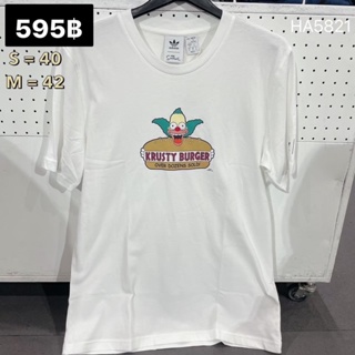 adidas ของแท้ 100% เสื้อยืดลาย Krusty burger 🍔