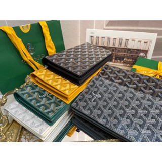 พรี​ ราคา3900 Goyard bifold wallet กระเป๋าสตางค์ กระเป๋าเงิน เหรียญ19*10.5cm