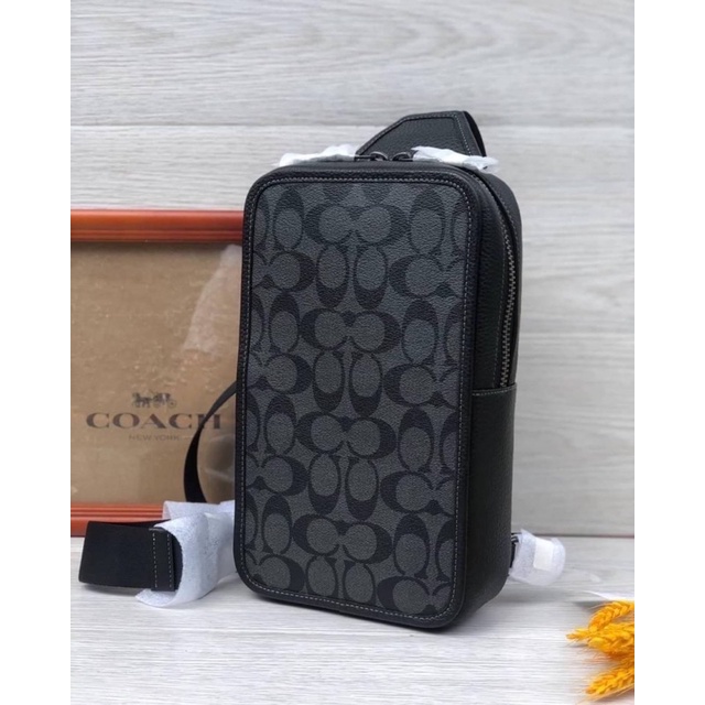 กระเป๋าสะพายไหล่โคช  ✅💯% (C9867)SULLIVAN PACK IN SIGNATURE CANVAS