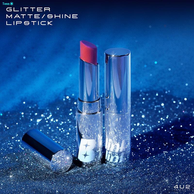 COD4U2 Blink Glitter Shine Lipstick 3g #07 Rosy Wink.