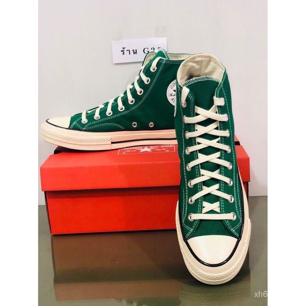 รองเท้าผ้าใบหุ้มข้อ Converse All Star สีเขียว