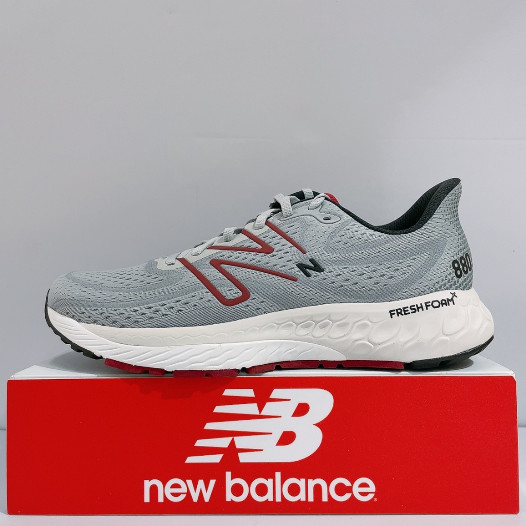 New Balance 880 Boys Grey Breathable Comfort Cushioning 4E Wide Last Sports Jogging Shoes M880G13