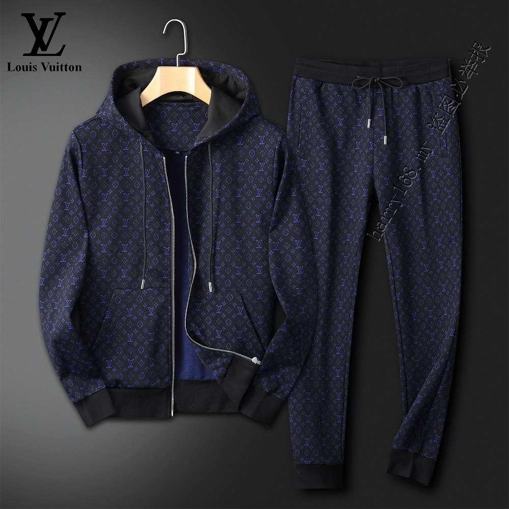 LV LOUIS VUITTON Men's two pieces set luxury tracksuits sport jacket pants Size S-4XL M4738