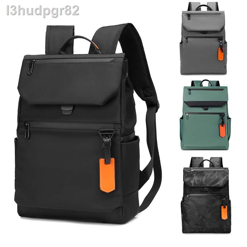 ✽♤Men s 14 15.6 Inch Waterproof Laptop Backpack Black Brand Designer Men Urban Commercial USB Charging