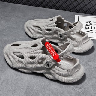 ใหม่รองเท้าชายหาดกันลื่นระบายอากาศกลวงพร้อมรองเท้าแตะ yeezy 450