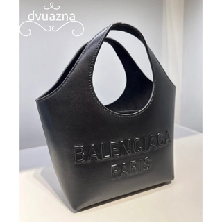 แบรนด์ใหม่ 100% ของแท้ BALENCIAGA 23 ฤดูร้อนใหม่ MARY-KATE กระเป๋า Tote ขนาดเล็กพิเศษ