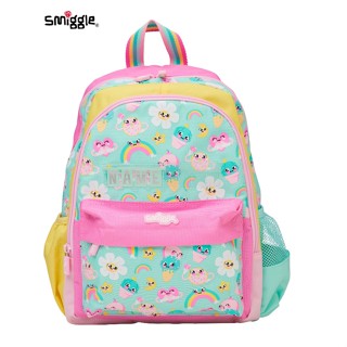 SMIGGLE กระเป๋าเป้สะพายหลัง สีรุ้ง สําหรับเด็กผู้หญิง