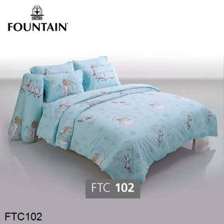 Fountain ผ้านวม (ไม่รวมผ้าปูที่นอน) โฟรเซ่น Frozen FTC102 #ฟาวเท่น ผ้าห่ม