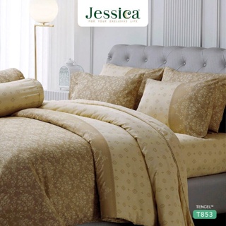 Jessica ผ้านวม 90 x 100 นิ้ว (ไม่รวมผ้าปูที่นอน) Tencel ทอ 500 เส้น พิมพ์ลาย กราฟฟิก T853 #เจสสิกา ผ้าห่ม