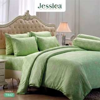 Jessica ผ้านวม 90 x 100 นิ้ว (ไม่รวมผ้าปูที่นอน) Tencel ทอ 500 เส้น พิมพ์ลาย กราฟฟิก T842 #เจสสิกา ผ้าห่ม