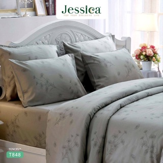 Jessica ผ้านวม 90 x 100 นิ้ว (ไม่รวมผ้าปูที่นอน) Tencel ทอ 500 เส้น พิมพ์ลาย กราฟฟิก T848 #เจสสิกา ผ้าห่ม