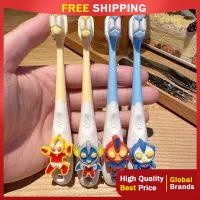 แปรงสีฟันคนจัดฟัน แปรงสีฟันสำหรับเด็ก Tiga Celo Ultraman Cartoon 3D Baby Toothbrush แปรงสีฟันสำหรับเด็กอนุบาลอายุ3-6ปี