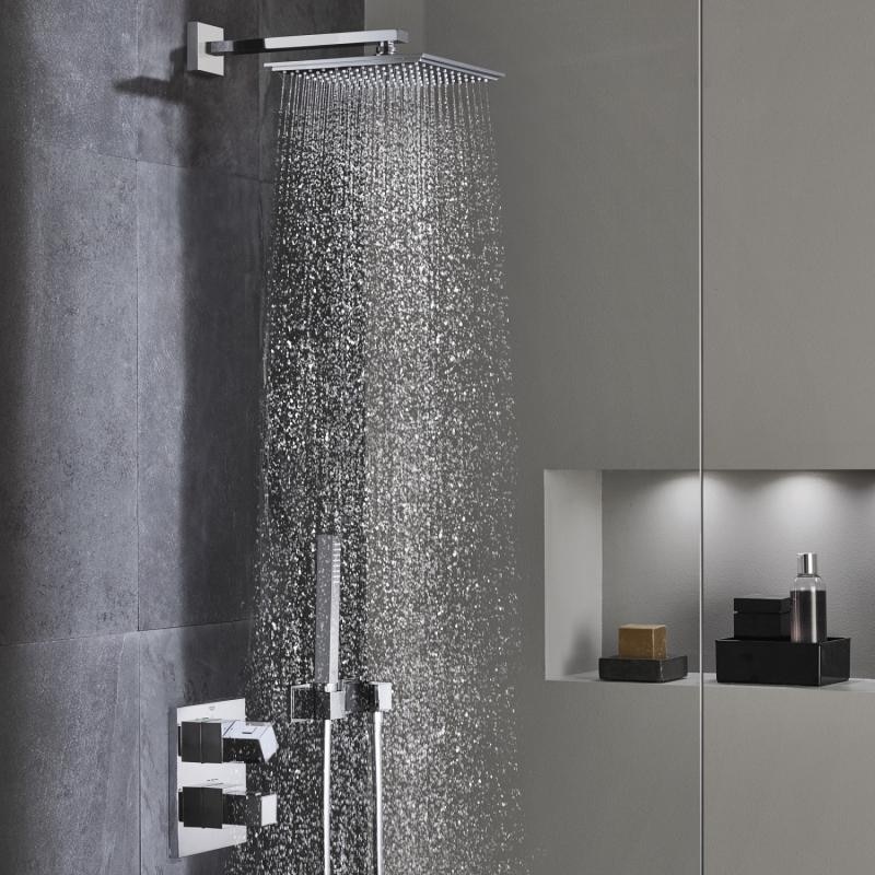 GROHE RAINSHOWER ALLURE square shower head 23 cm. 27479000 shower faucet, water valve, bathroom Accessory toilet parts