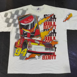 🥇เสื้อยืด NASCAR วินเทจ OVP MCDONALDS racing team no.94 ปี 1995  น่าสะสม สภาพดีๆหายากครับ🏆 .