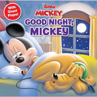 หนังสืออังกฤษใหม่ Disney Mickey Mouse Funhouse: Goodnight, Mickey! (8x8 with Flaps) [Paperback]