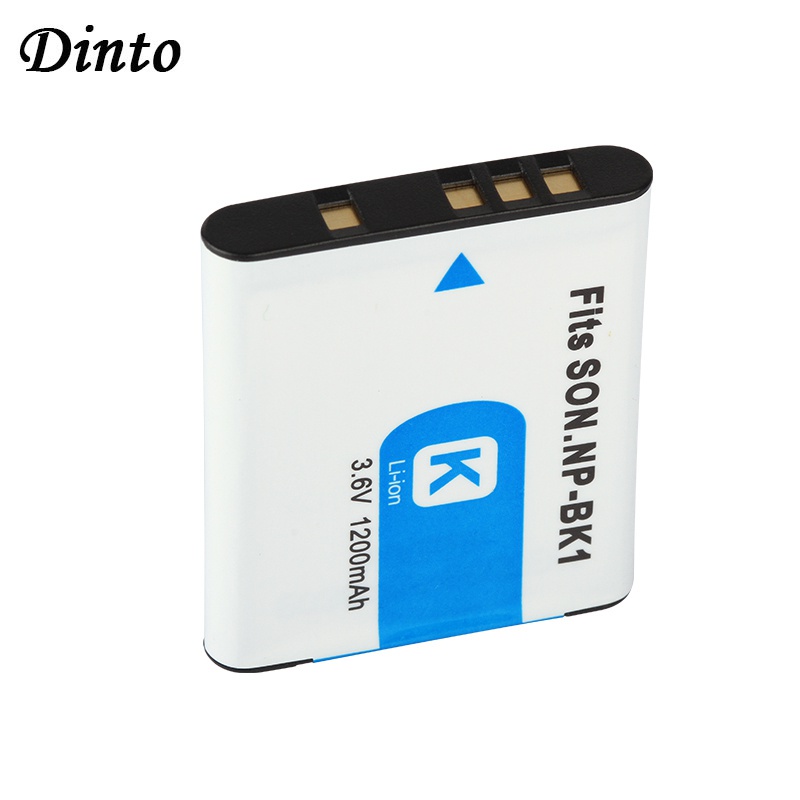 Dinto NPBK1 W180 1200MAh เปลี่ยนแบตเตอรี่กล้องสำหรับ Sony PM101 DSC-S750 S780 W370 W190 W270 NP