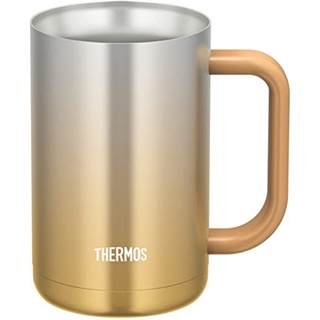 Thermos เทอร์มอส ฉนวนกันความร้อนสูญญากาศ muggock ประกายทอง 0.6L JDK-600C SP-GD k1033