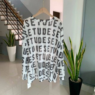 ##เสื้อแขนยาวลายตัวอักษร