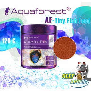 Aquaforest Tiny Fish Feed 120 g อาหารปลา สำหรับปลาขนาดเล็ก รสชาติเด็ด จัดว่าเป็นที่นิยมในหมู่ปลาน้อย