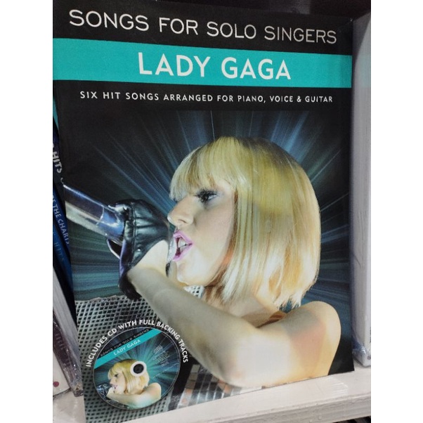 SONGS FOR SOLO SINGERS - LADY GAGA W/CD (MSL)9781849385695