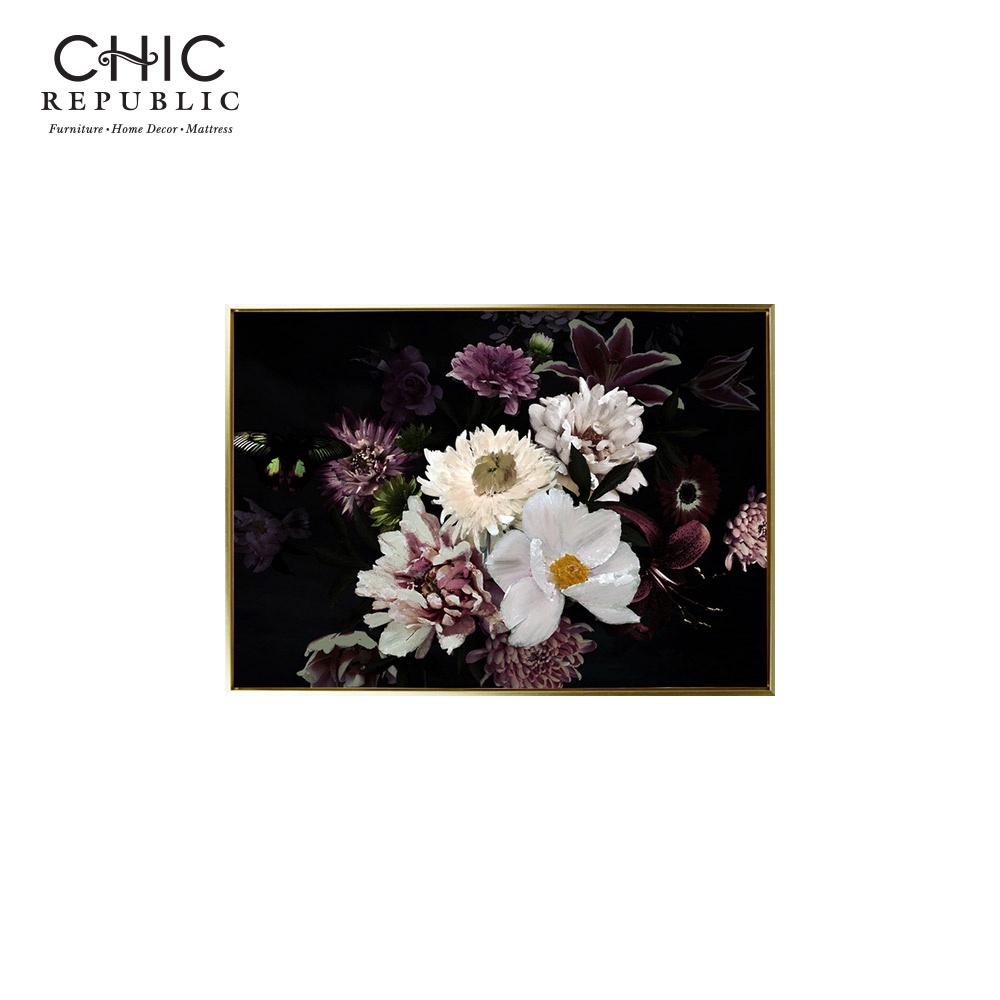 ภาพติดฝาผนัง CHIC REPUBLIC รุ่น WILDFLOWER-A/50X70 สีทอง/หลากสี_0