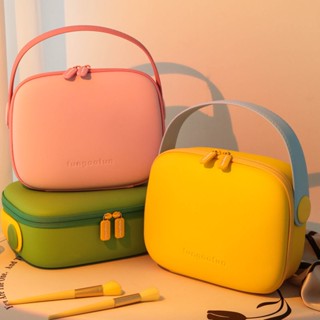 ▩♧❃กระเป๋าใส่เครื่องสำอางสำหรับเดินทาง Outgoing กล่องเก็บเครื่องสำอาง Carry Travel Cosmetic Box Advanced Sense Light รุ่