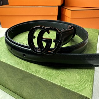 ❤️🌟New gucci belt 2cm  85/34✅อปก มีครบ