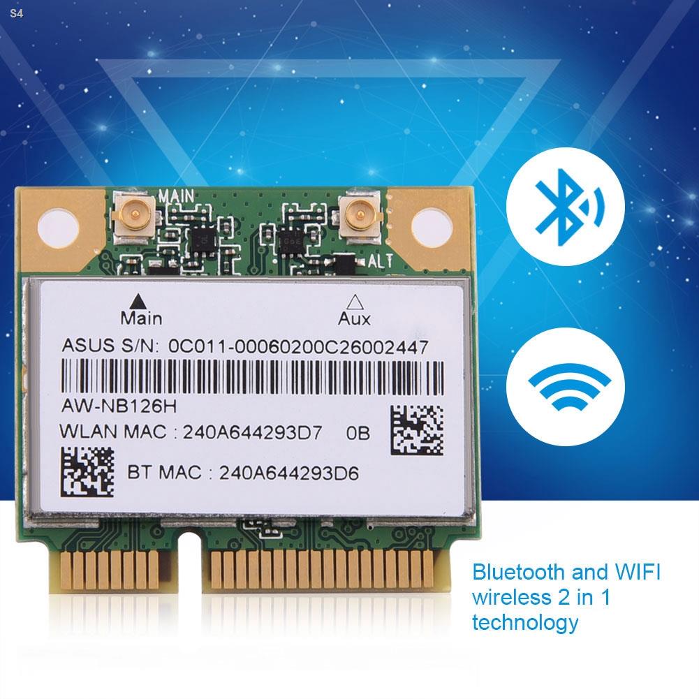[Ready Stock] CCING Intel Wireless Wifi Bluetooth 4.0 Network Card PCI-E 300Mbps For DELL ASUS SU