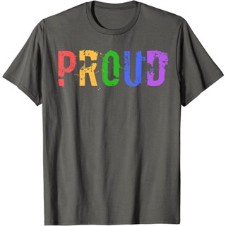 เสื้อยืดสนับสนุน Lgbtq Ally Rainbow Gay Pride ภูมิใจเสื้อยืด : นาฬิกาข้อมือรองเท้าเครื่องประดับ