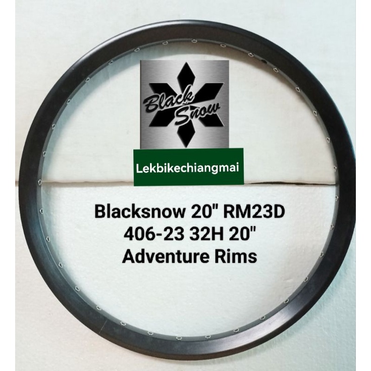 BLACKSNOW ขอบล้อสีดำ 27.5" RM33 584-33 32H,36H Wide 650B,ขอบล้อ20"RM23D 406-23 32H