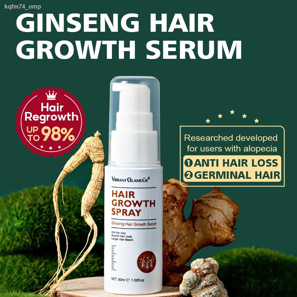 VIBRANT GLAMOUR Fast Hair Growth Essence Oil Spray Hair Loss Treatment Help for Hair Growth Hair Care 30 มล
