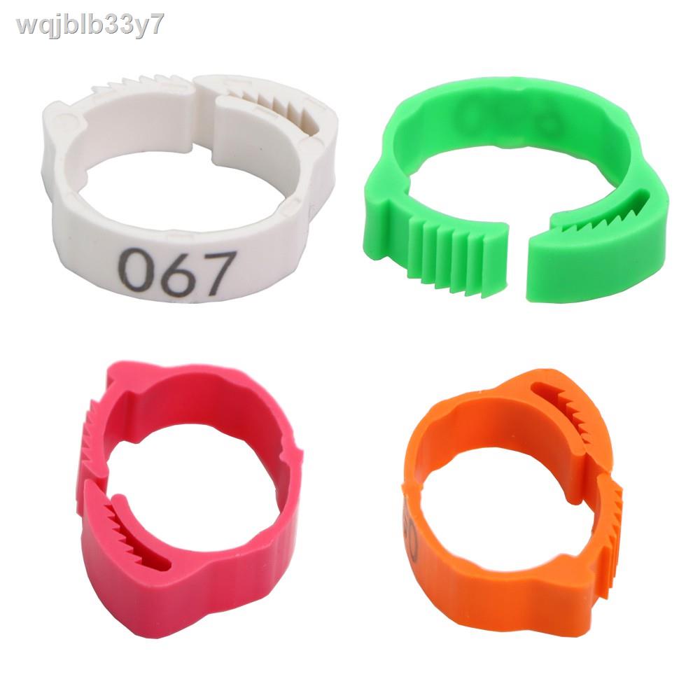 10PCS Chicken Leg Ring Adjustable Size Poultry Leg Buckle Digital Label Buckle Ring for Chicken Duck
