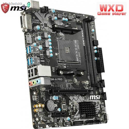 Used MSI A320M-A Pro AMD A320 3200MHz DDR4 mATX Motherboard PC parts, miner motherboard, interface l